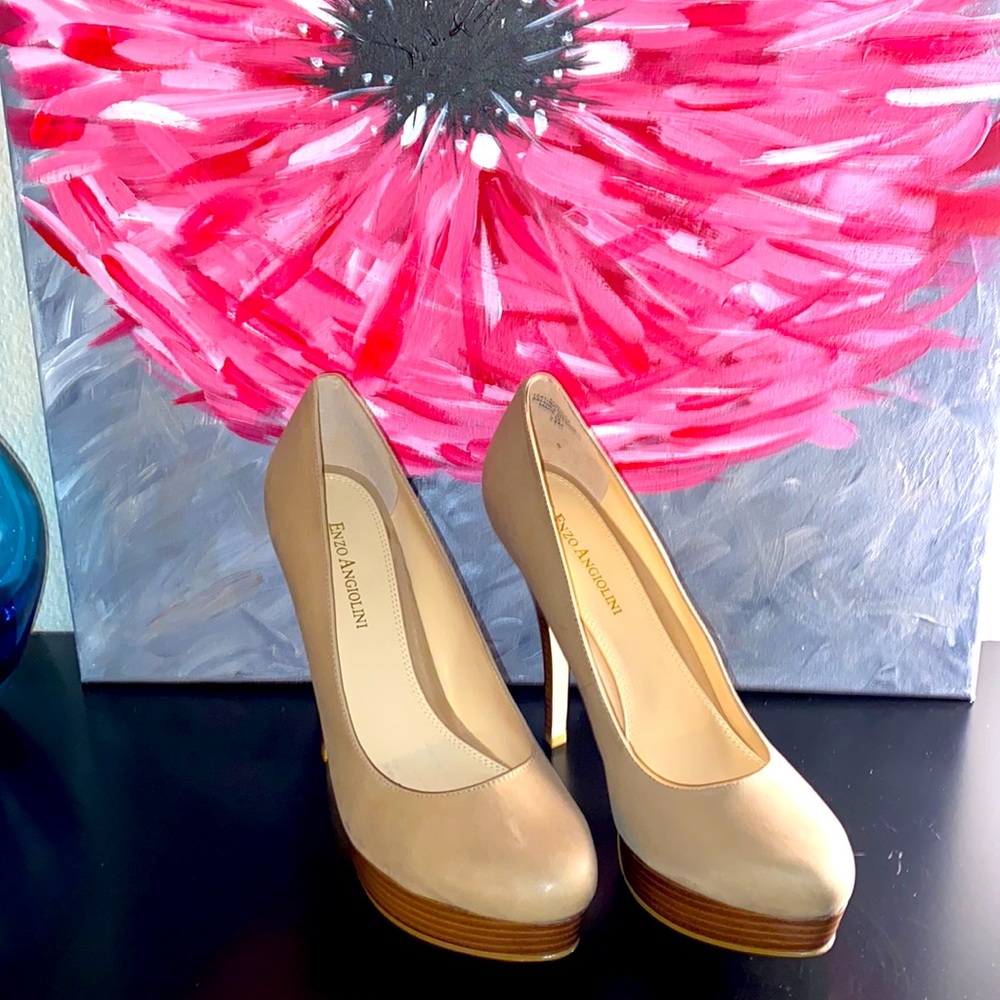 Enzo Angiolini Easmiles Natural Stiletto 7.5